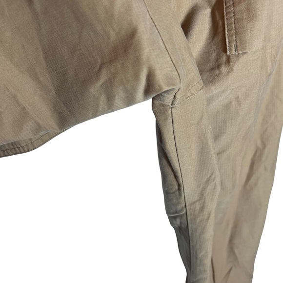 Horny Toad Khaki Tan Cropped Drawstring Cotton Blend Pants, Size 10 - Picture 9 of 14